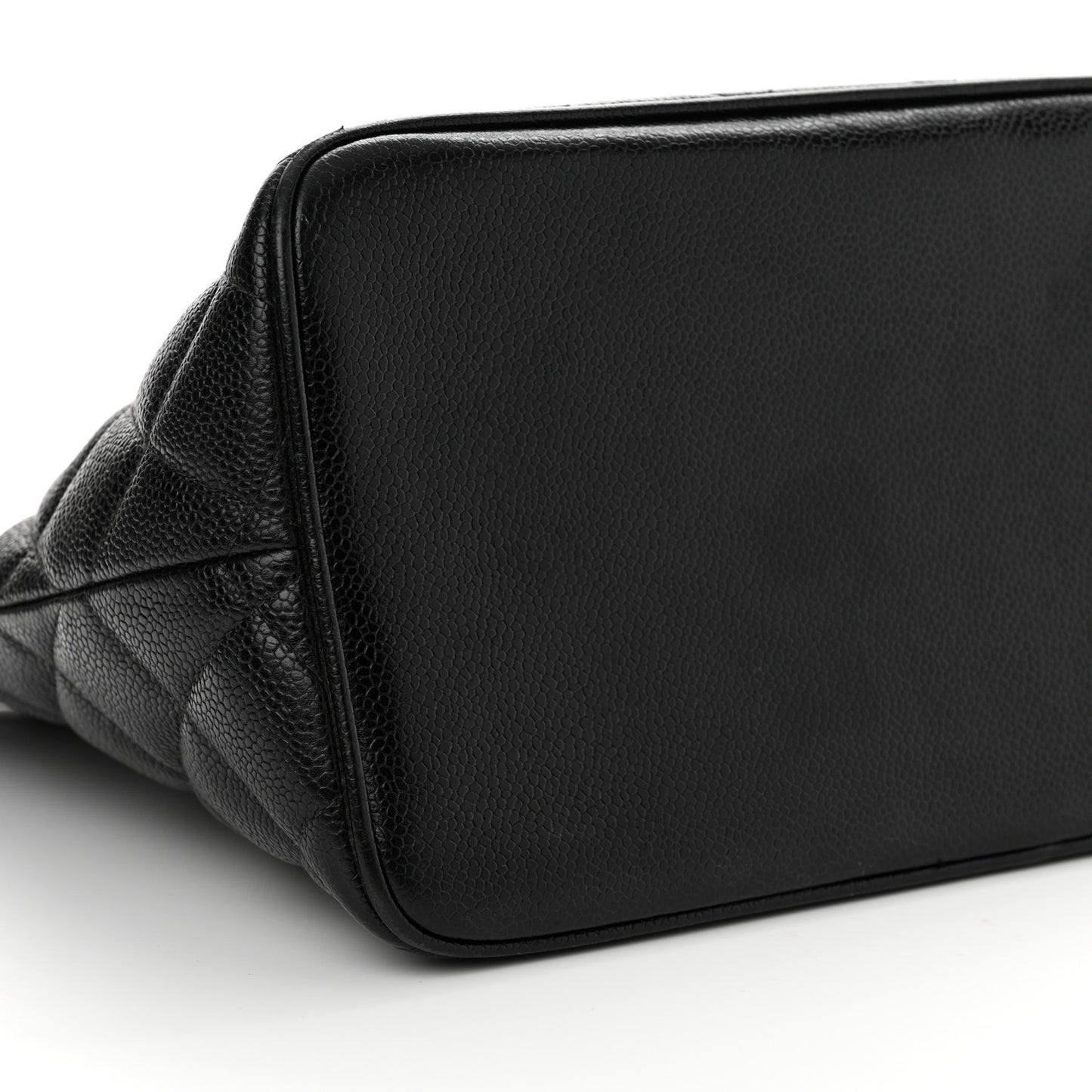 Caviar Quilted Medallion Tote Black