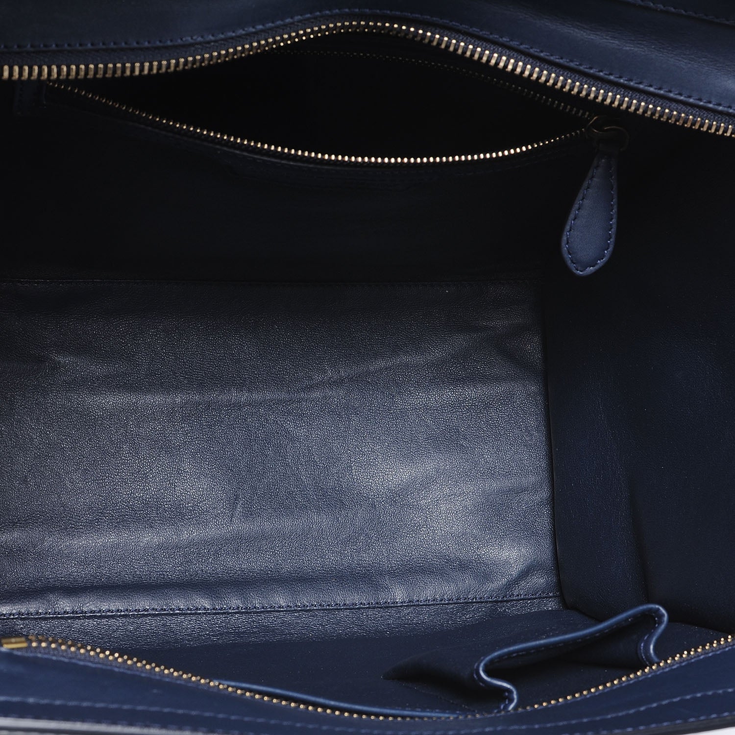 Celine Smooth Calfskin and Nubuck Mini Tri-Color Luggage Marron 6 of 8