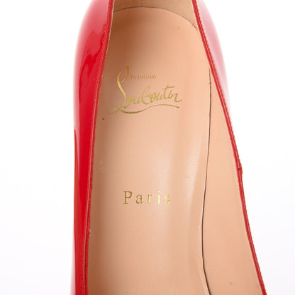 Christian Louboutin Patent Cork Bianca 140 Pumps 39 Red 7 of 7