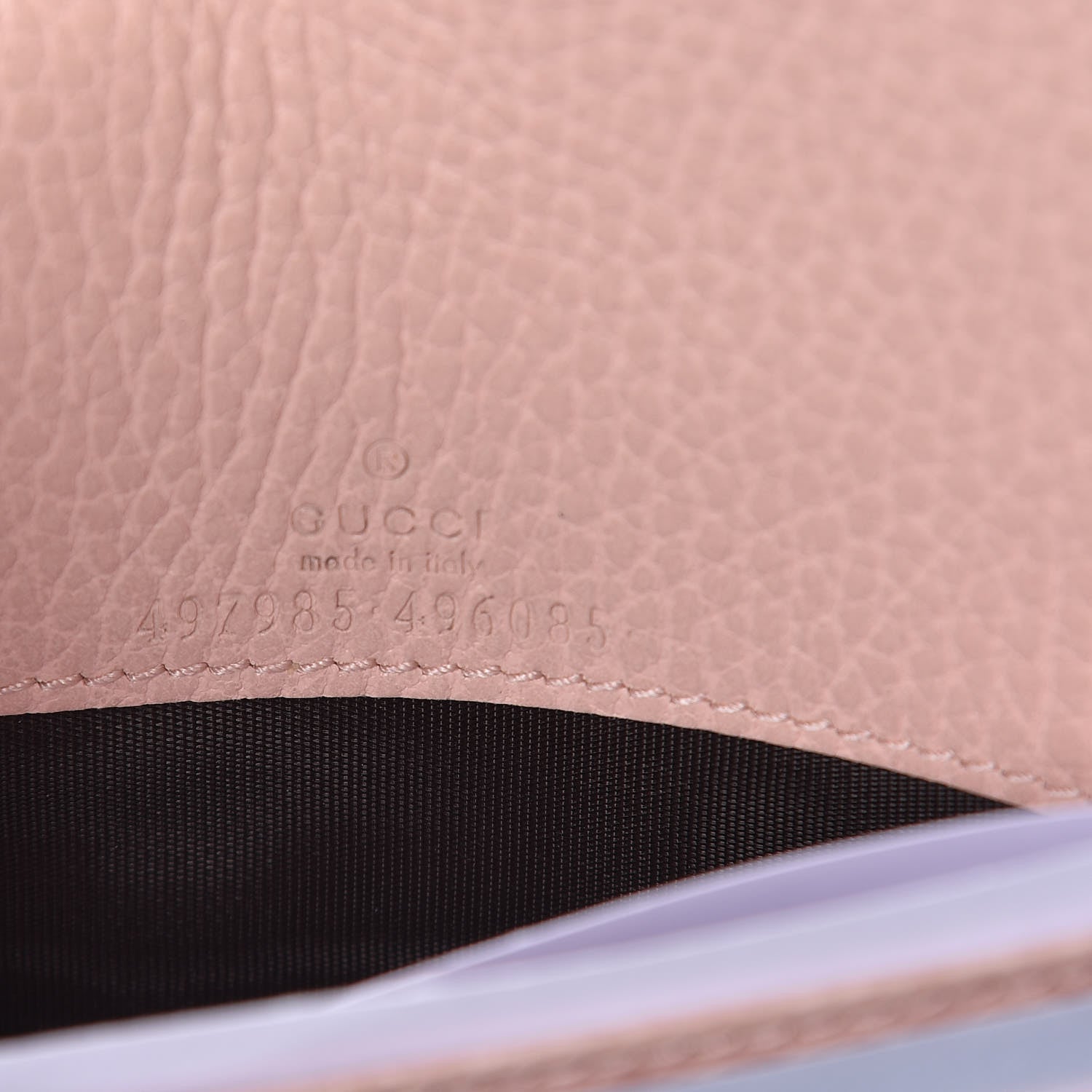 Gucci Dollar Calfskin Mini GG Marmont Chain Wallet Perfect Pink 8 of 10