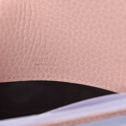 Gucci Dollar Calfskin Mini GG Marmont Chain Wallet Perfect Pink 8 of 10
