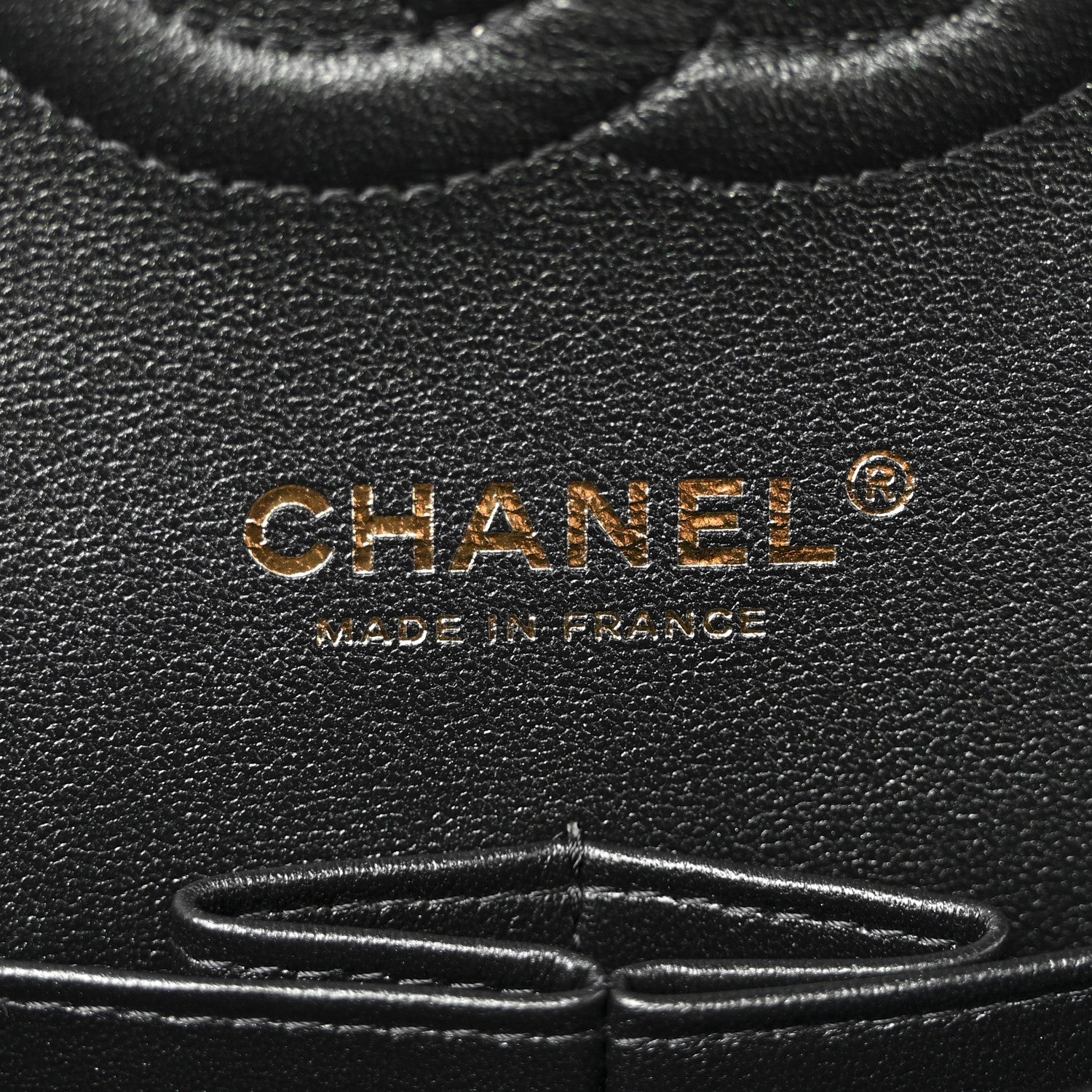 Chanel Iridescent Lambskin Quilted Medium Double Flap Black 6 of 11