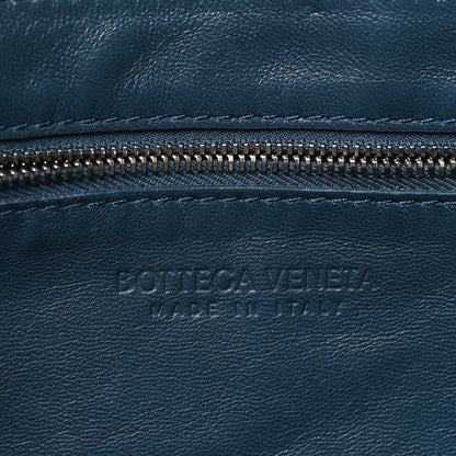 Bottega Veneta Grained Calfskin Maxi Intrecciato Brick Cassette Bag Deep Blue 6 of 9