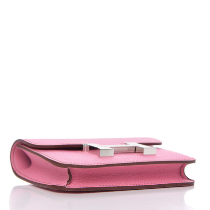 Hermes Epsom Constance Slim Wallet 5P Pink 5 of 8