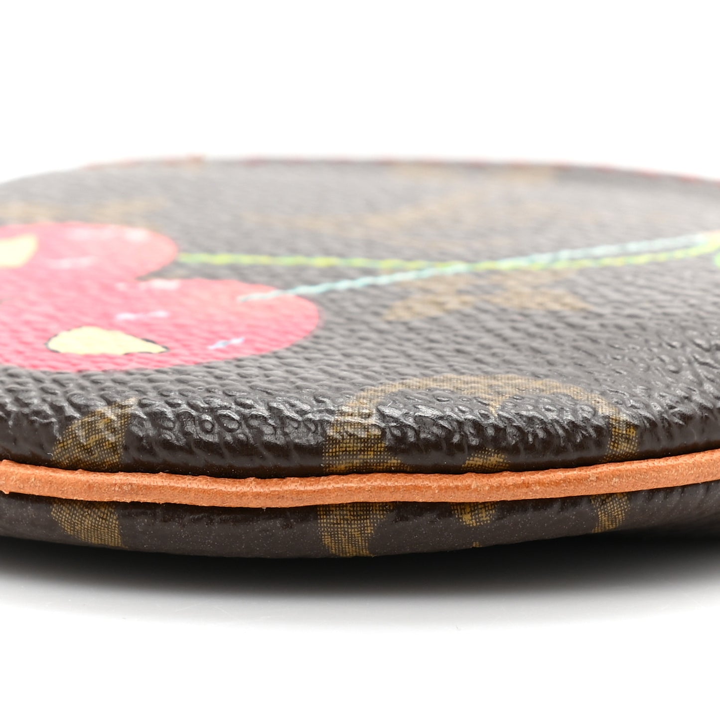 Monogram Cerises Round Coin Purse