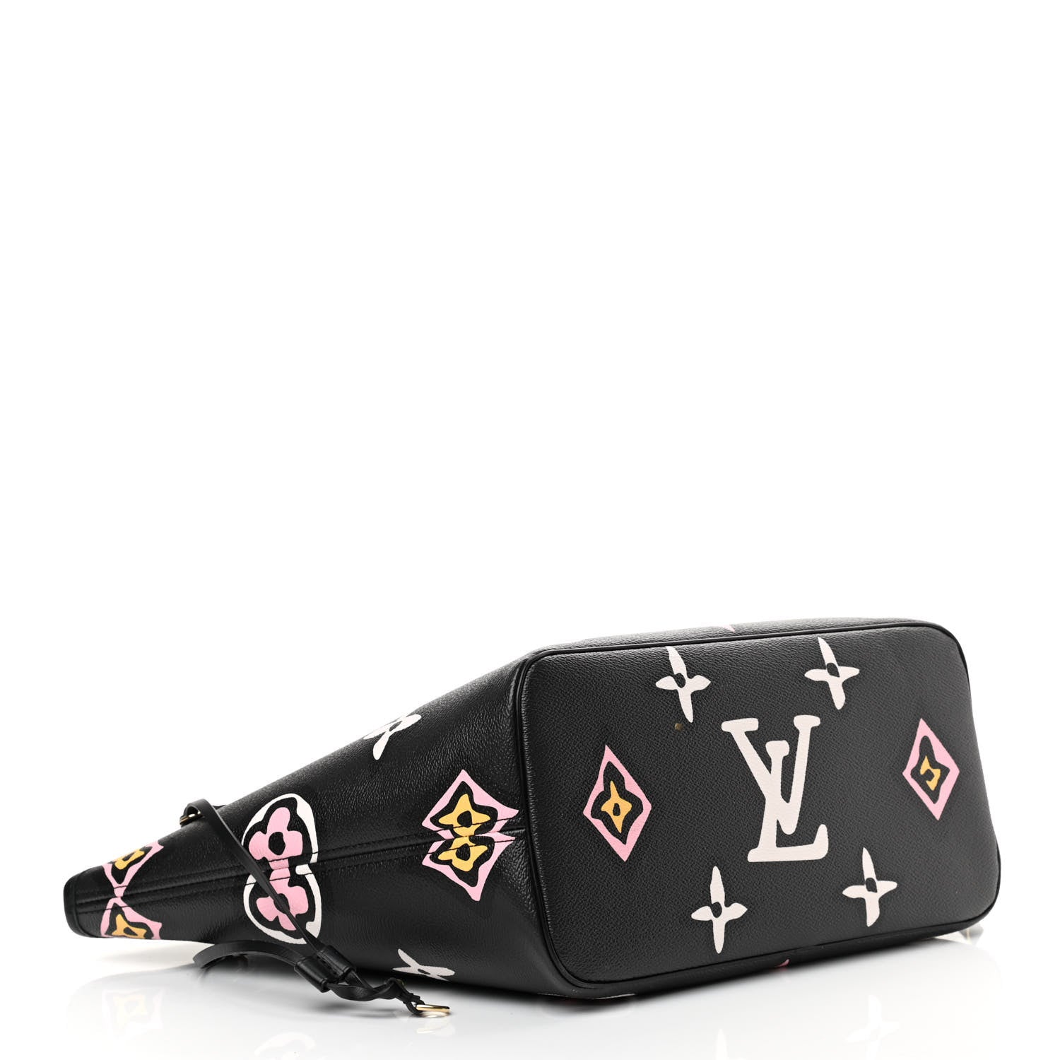Louis Vuitton Monogram Giant Wild At Heart Neverfull MM Black 5 of 11