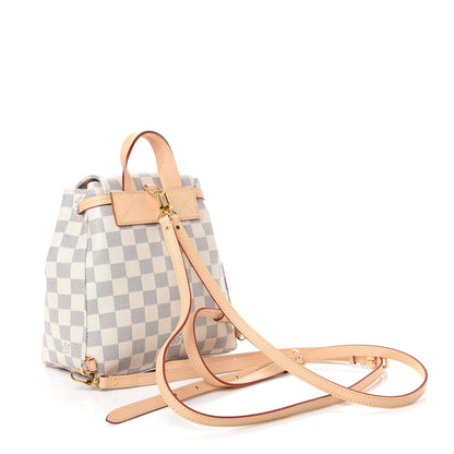 Louis Vuitton Damier Azur Sperone BB Backpack 2 of 7