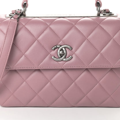 Chanel Lambskin Quilted Small Trendy CC Flap Dual Handle Bag Pink 8 of 10