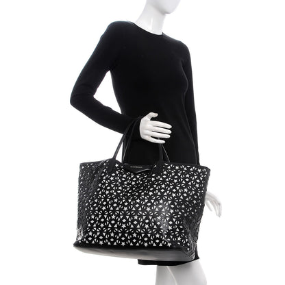 Givenchy Calfskin Lazer Cut Large Antigona Tote Black White 2 of 16