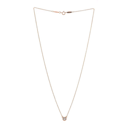 Tiffany 18K Yellow Gold Diamond .17ct Elsa Peretti Diamonds by the Yard Pendant Necklace 3 of 7