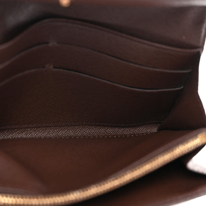 Louis Vuitton Damier Ebene Sarah Wallet 5 of 11
