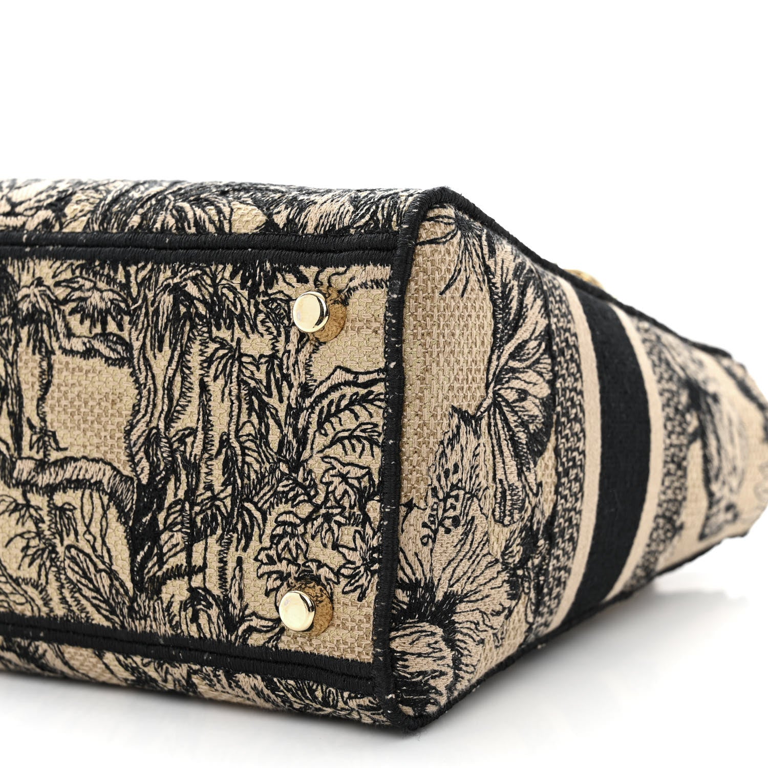 Christian Dior Toile de Jouy Voyage Embroidered Medium Lady D-Lite Beige Multicolor 10 of 10