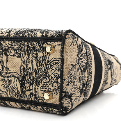 Christian Dior Toile de Jouy Voyage Embroidered Medium Lady D-Lite Beige Multicolor 10 of 10