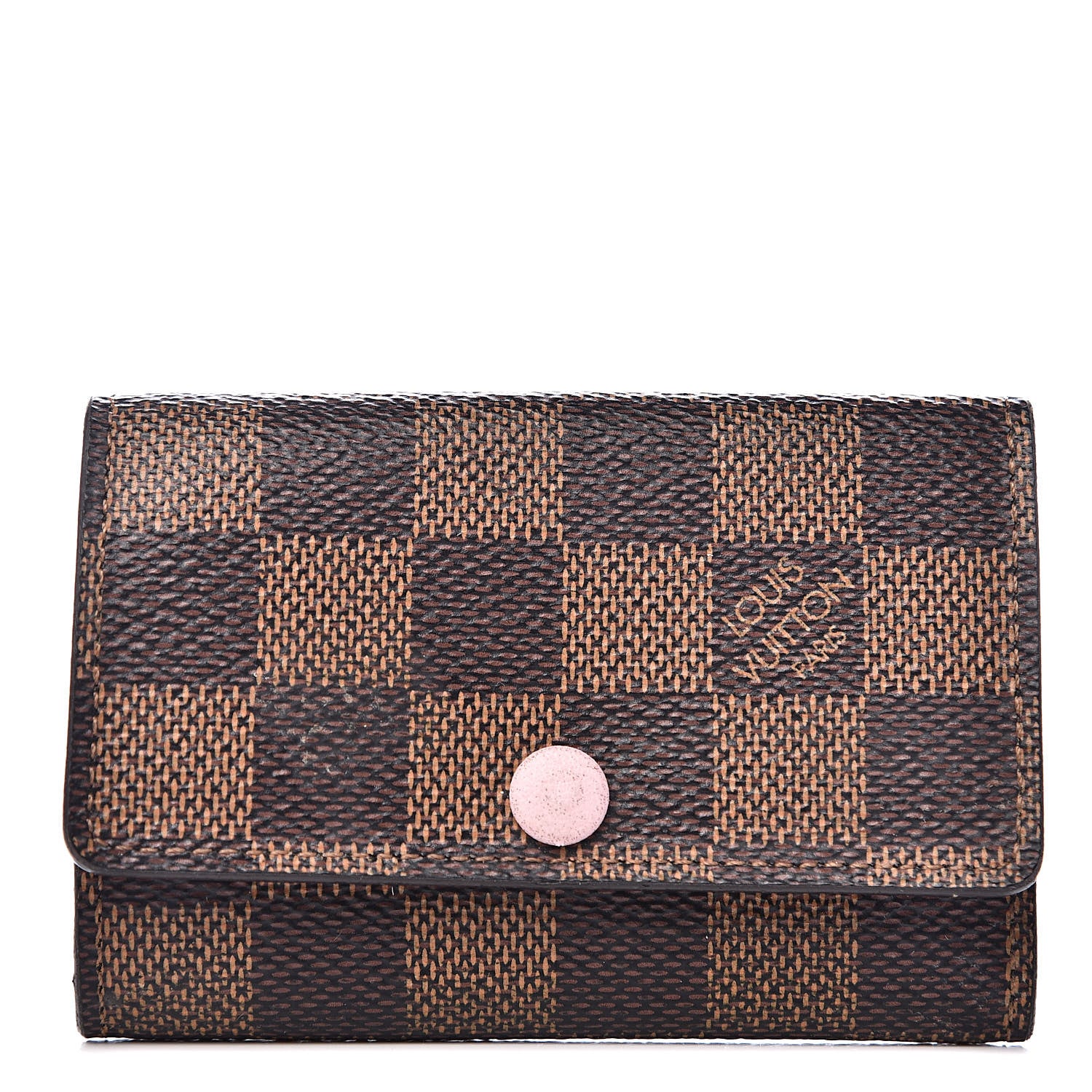 Louis Vuitton Damier Ebene Multicles 6 Key Holder Rose Ballerine 1 of 13
