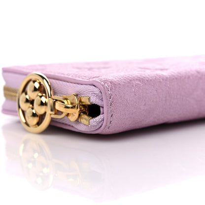 Louis Vuitton Metallic Empreinte Clemence Wallet Pearly Lilac 7 of 10