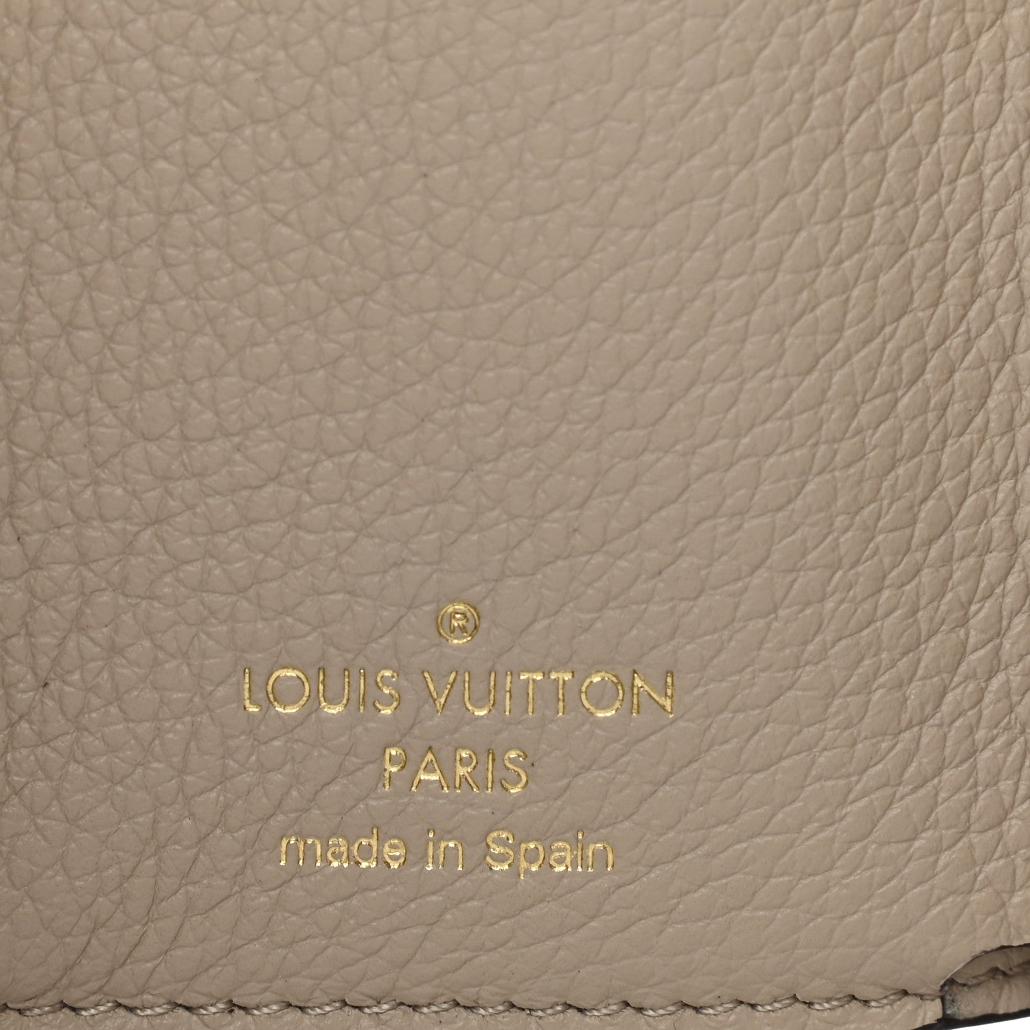 Louis Vuitton Calfskin Lockmini Wallet Greige 5 of 7