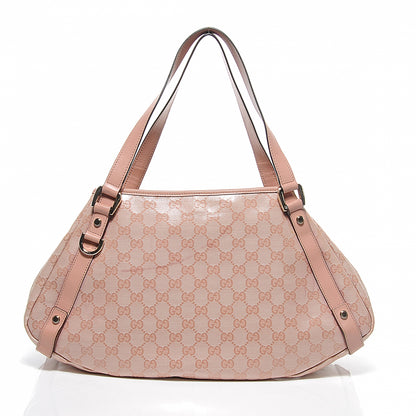 Gucci Crystal Monogram Medium Abbey Shoulder Bag Blush 7 of 8