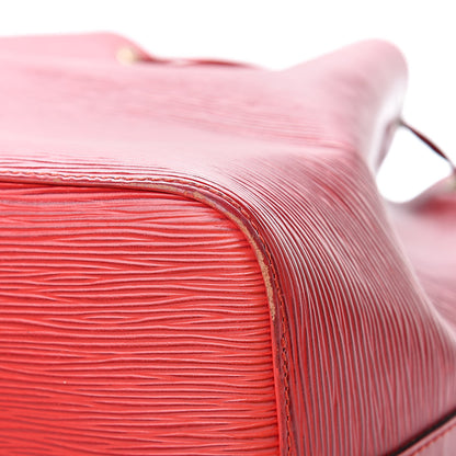Louis Vuitton Epi Petit Noe Castillan Red 11 of 20