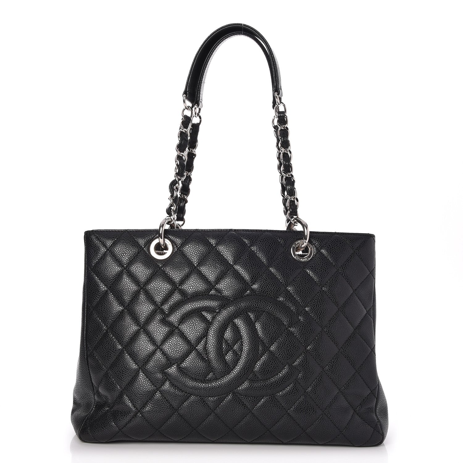 Chanel Caviar Quilted Grand Shopping Tote GST Black 1 of 9