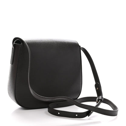 Mansur Gavriel Calfskin Flap Crossbody Bag Dark Brown 3 of 10
