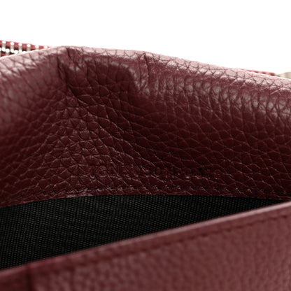 Saint Laurent Grained Calfskin Sac De Jour Compact Wallet Rouge Legion 8 of 12