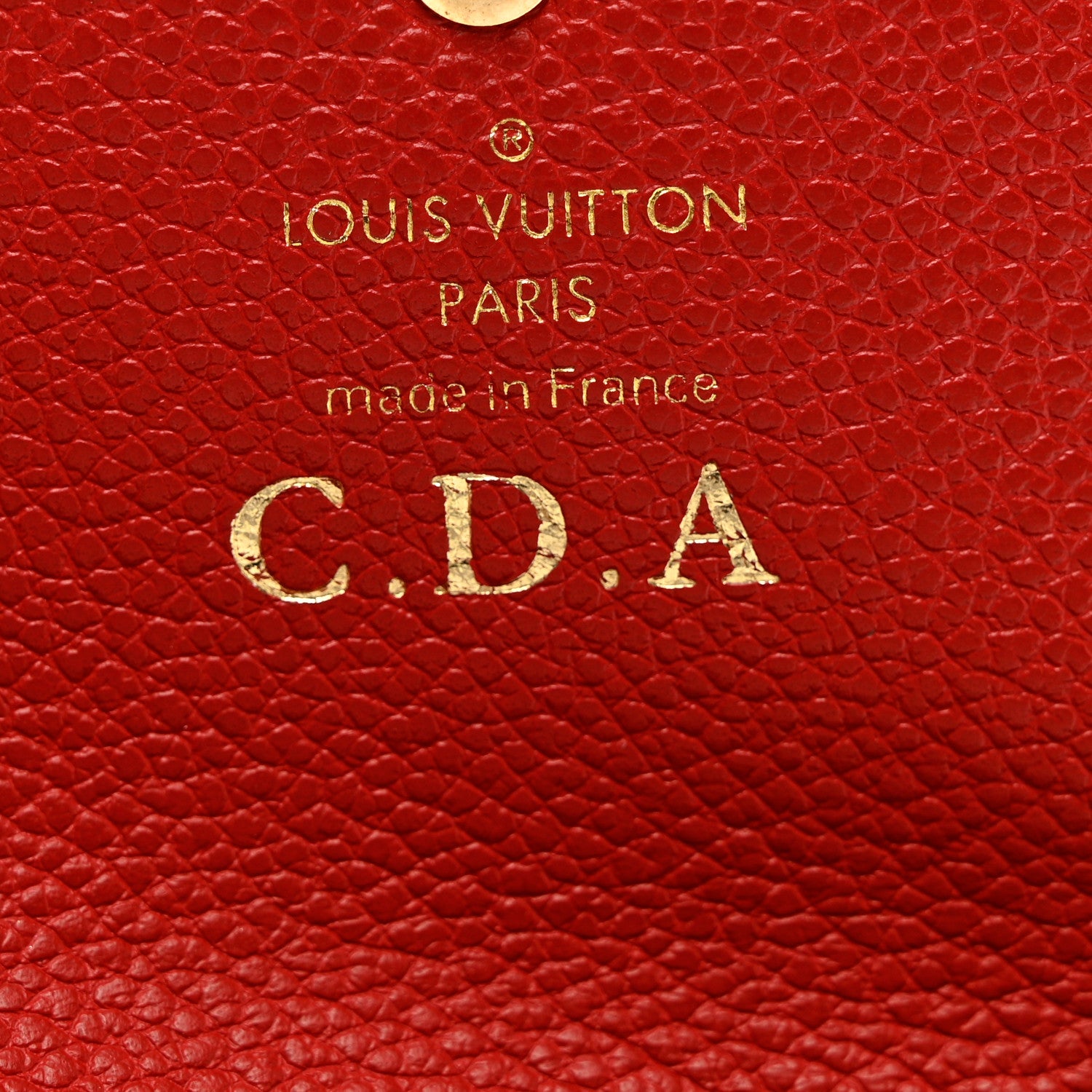 Louis Vuitton Empreinte Key Pouch Cherry 6 of 7