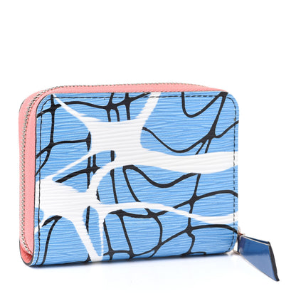 Louis Vuitton Epi Zippy Coin Purse Aqua 3 of 7