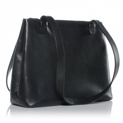 Chanel Calfskin Leather Simple Shoulder Bag Black 3 of 8