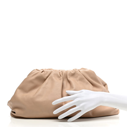 Bottega Veneta Smooth Butter Calf The Pouch Oversized Clutch Nude 2 of 8