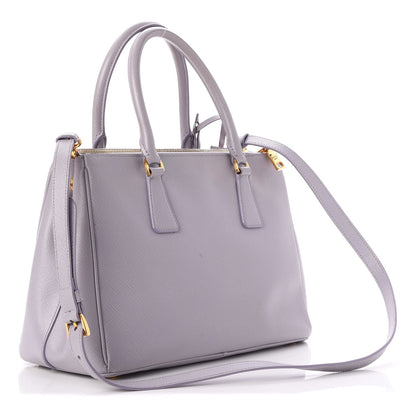 Prada Saffiano Small Galleria Double Zip Tote Glicine 4 of 15