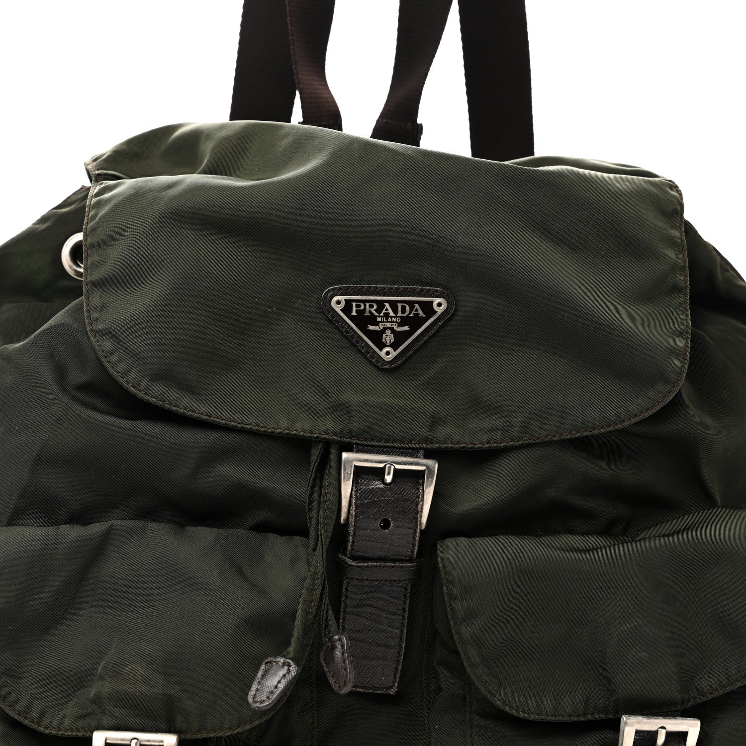 Prada Tessuto Nylon Vela Small Backpack Fumo 7 of 9