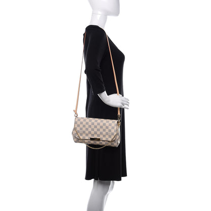 Louis Vuitton Damier Azur Favorite MM 2 of 11