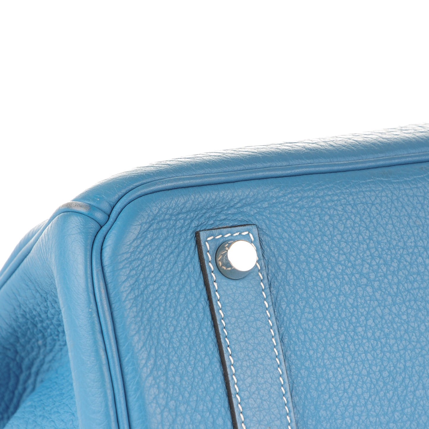 Taurillon Clemence Birkin 35 Blue Jean