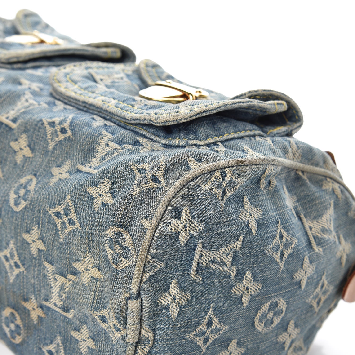 Louis Vuitton Monogram Denim Neo Speedy Blue 8 of 18