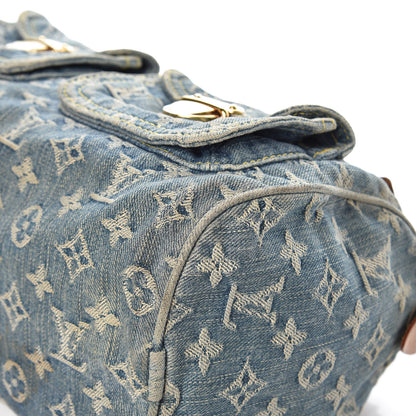Louis Vuitton Monogram Denim Neo Speedy Blue 8 of 18