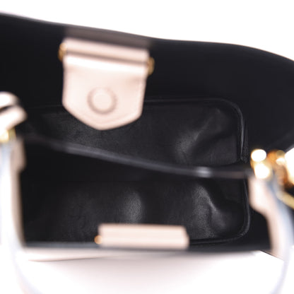 Prada Saffiano Cuir Medium Panier Bucket Bag Cipria Black 5 of 12