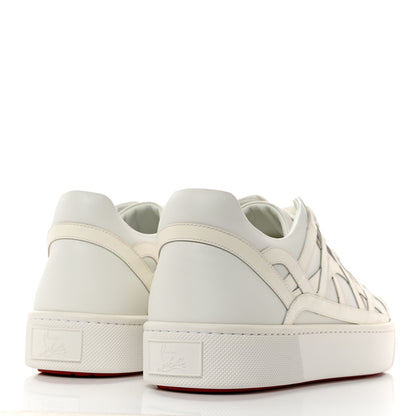 Christian Louboutin Calfskin Mens 2002SL Low Sneakers 43 White 4 of 7