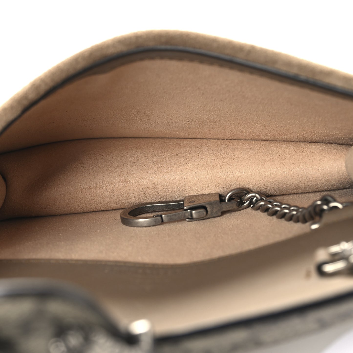 GG Supreme Monogram Super Mini Dionysus Shoulder Bag Taupe