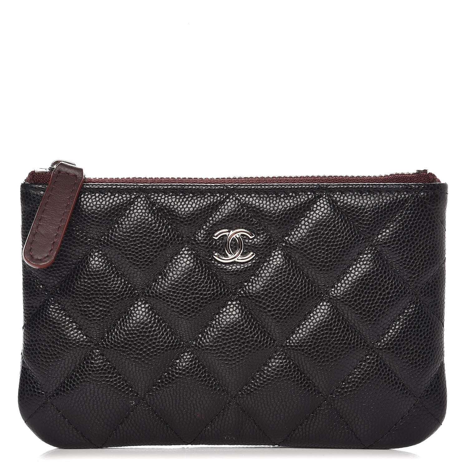 Chanel Caviar Quilted Small Cosmetic Case Black 1 of 8