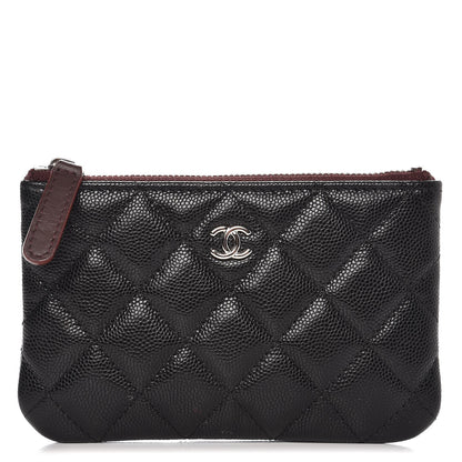 Chanel Caviar Quilted Small Cosmetic Case Black 1 of 8