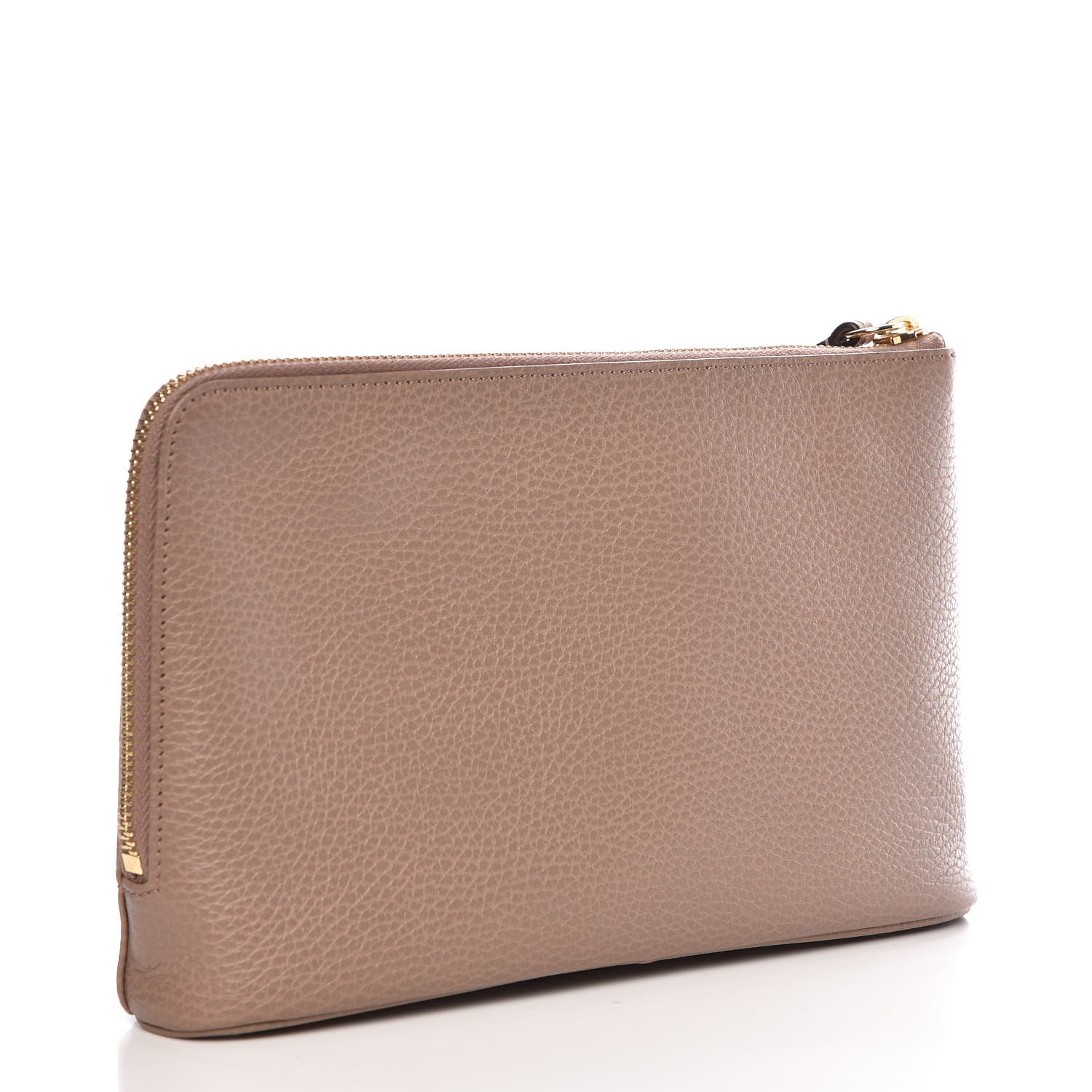 Gucci Calfskin GG Marmont Zip Pouch Porcelain Rose 3 of 9