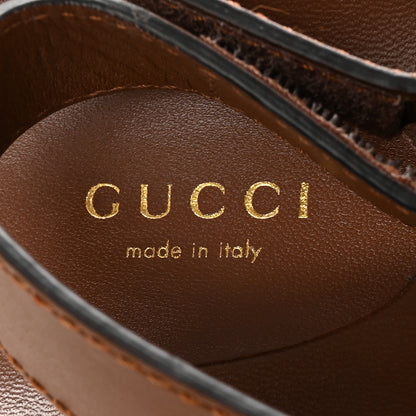 Gucci Cosmos Softy Calfskin Interlocking G Slingback Sandals 38.5 Cuir 8 of 9