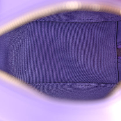 Chanel Caviar Quilted Round Clutch With Chain Purple 5 of 10