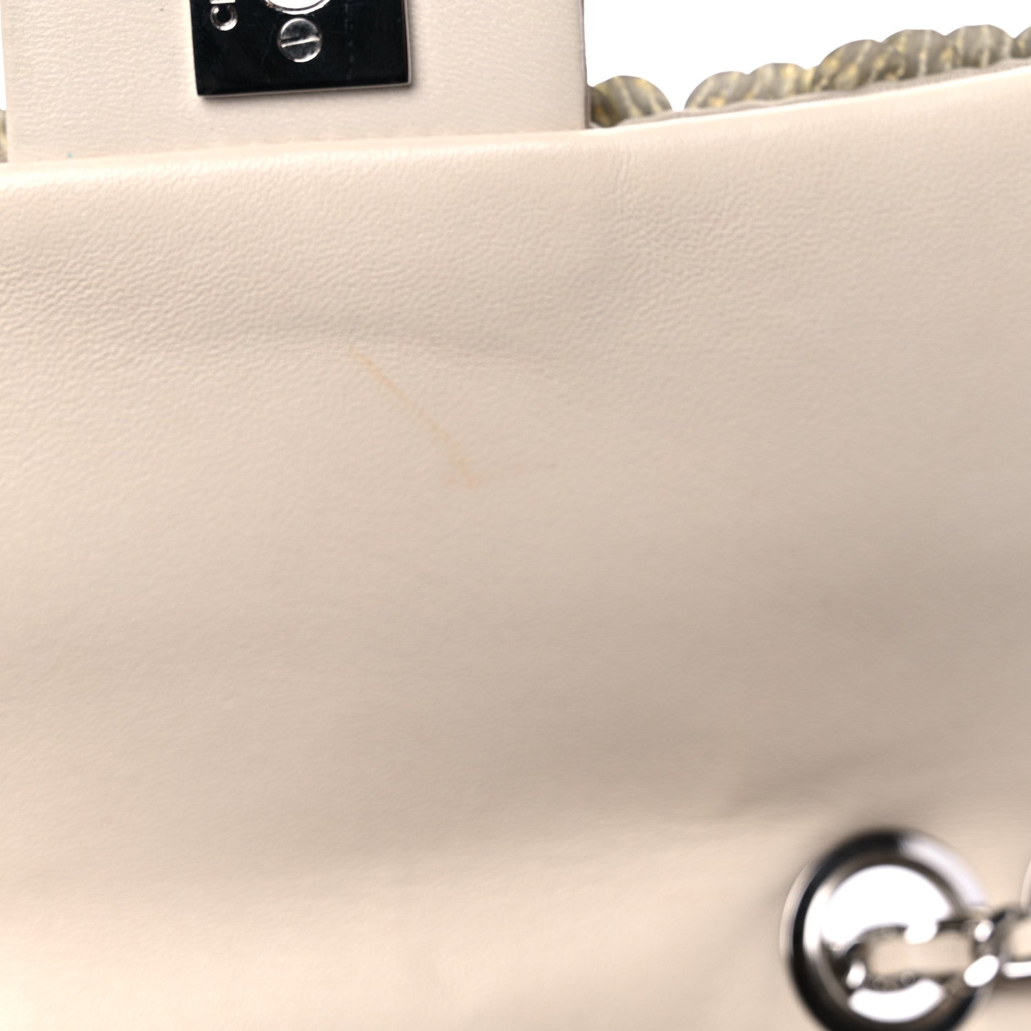 Chanel Sequin Paillette Small Flap Beige 11 of 15