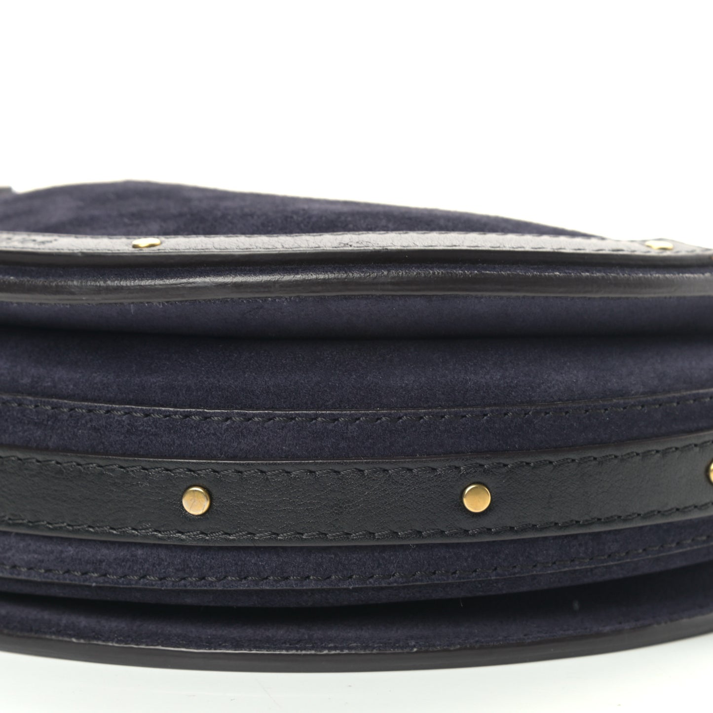 Calfskin Suede Medium Pixie Bag Full Blue