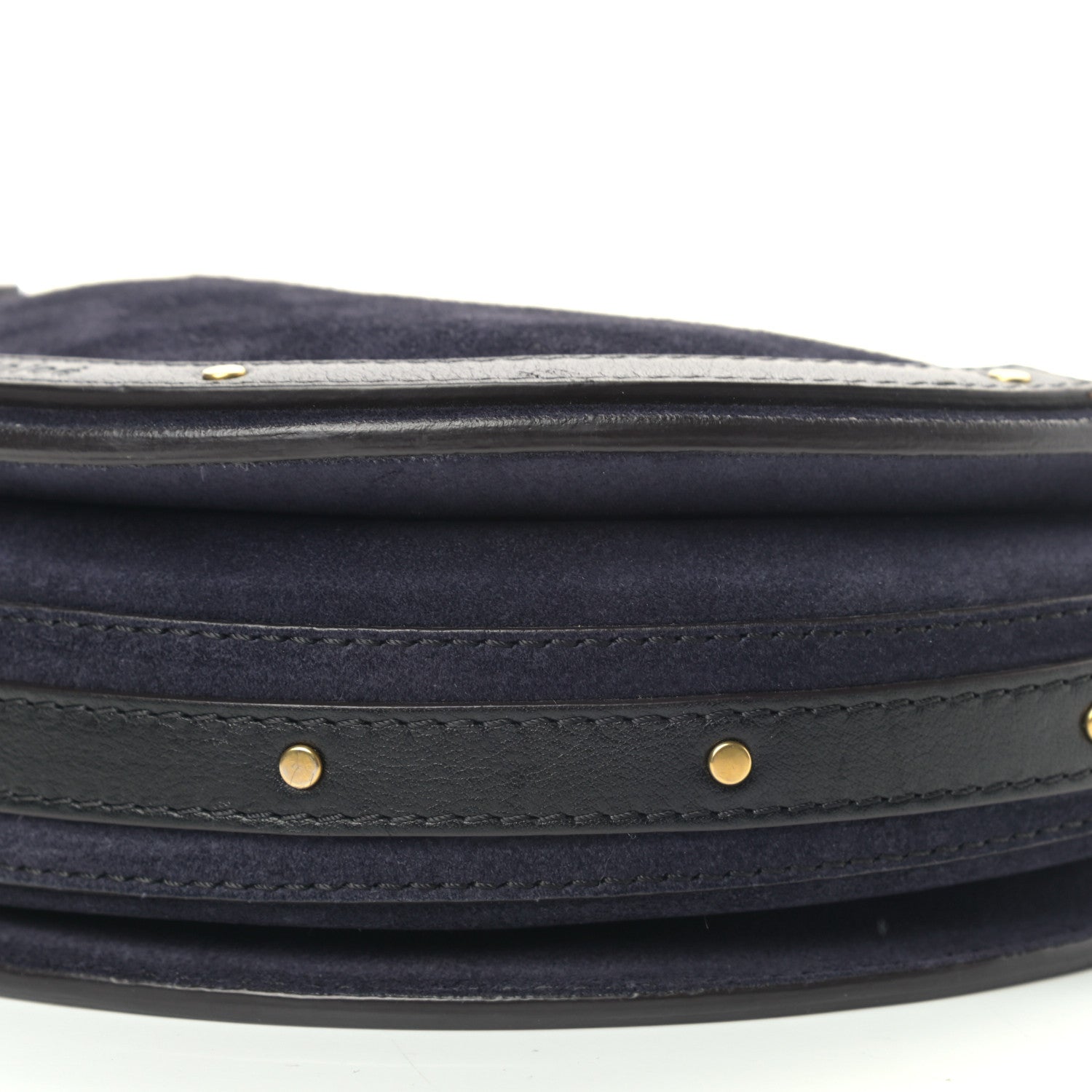 Chloe Calfskin Suede Medium Pixie Bag Full Blue 9 of 13