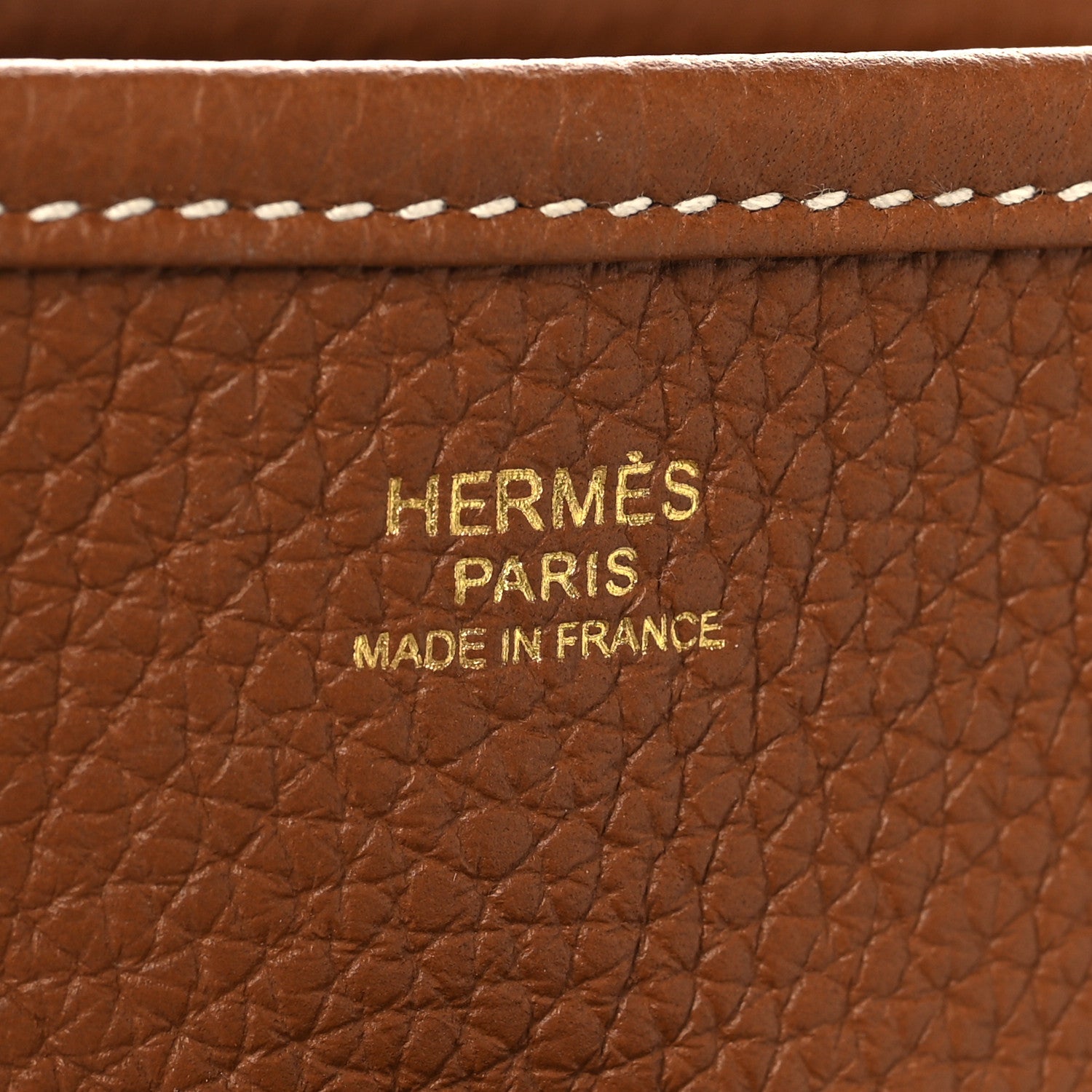 Hermes Taurillon Clemence Evelyne III PM Gold 5 of 10