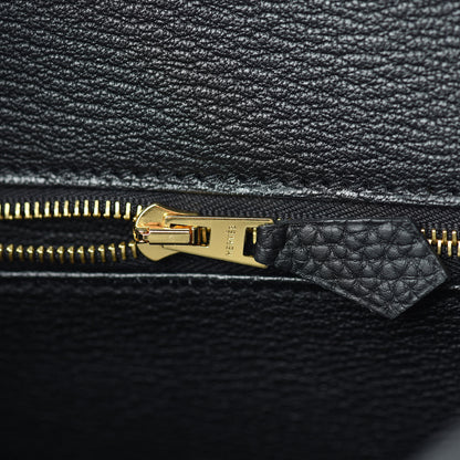 Hermes Togo Matte Alligator Birkin Touch 30 Black 16 of 37