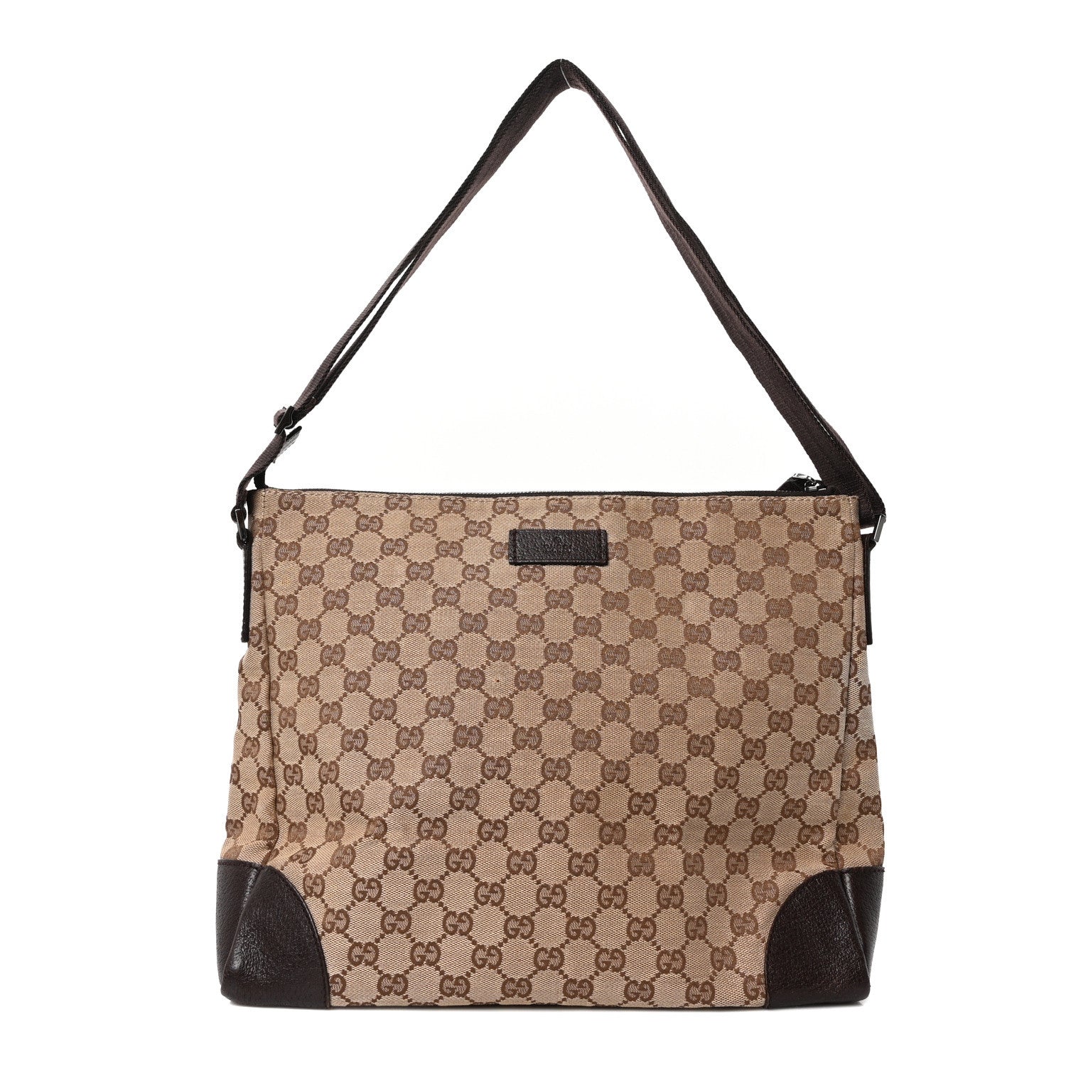 Gucci Monogram Messenger Bag Ebony 1 of 10
