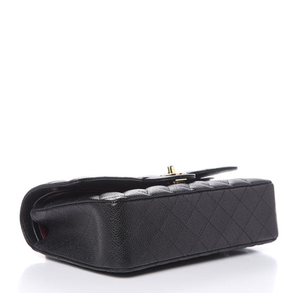 Chanel Caviar Quilted Medium Double Flap Black 4 of 12